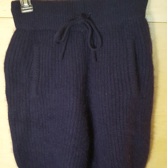 The Style PURPLE Angora Wool Blend Belted Shorts - Picture 15 of 16